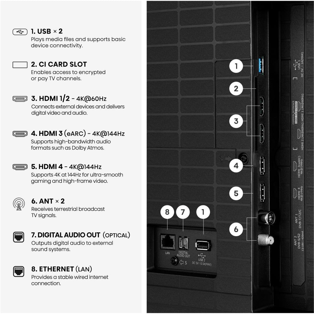 Hisense 50U7STUK 50" ULED Mini LED Smart Television - product image 12