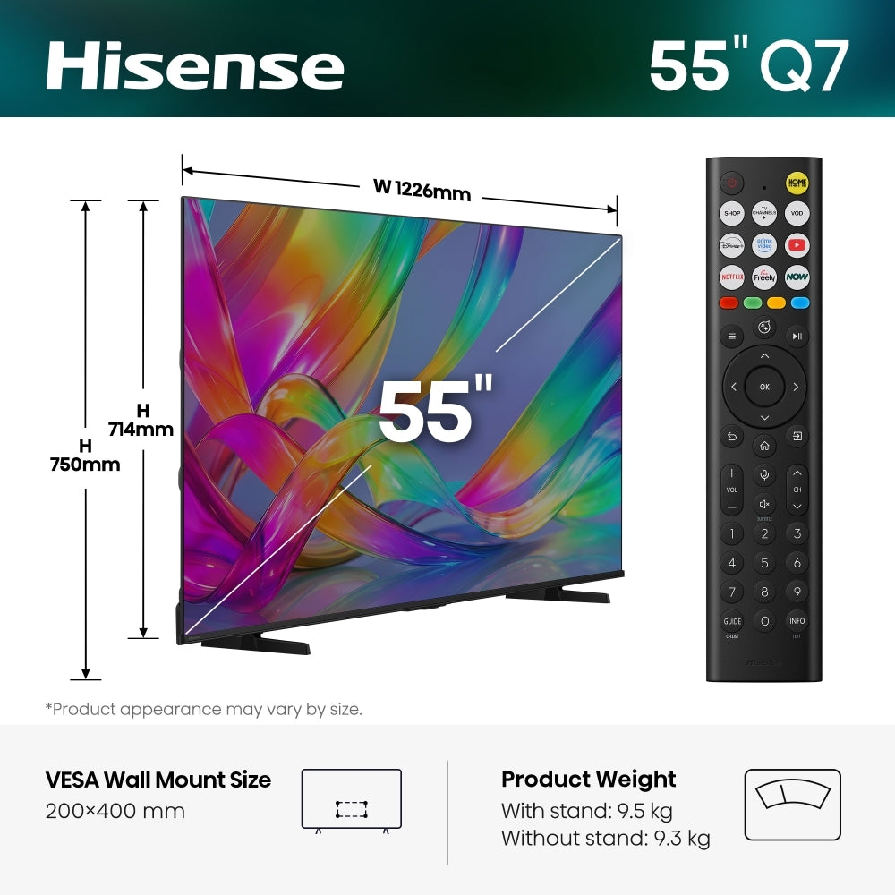 Hisense 55Q7STUK 55" QLED Smart Television - product image 2