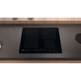 59cm Black 4 Zone Induction Hob, Frameless - Hotpoint TS 5760F NE - Naamaste London Homewares - 5