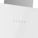 CIARRA 60cm White Angled Cooker Hood Touch Control CBCS6765B-OW