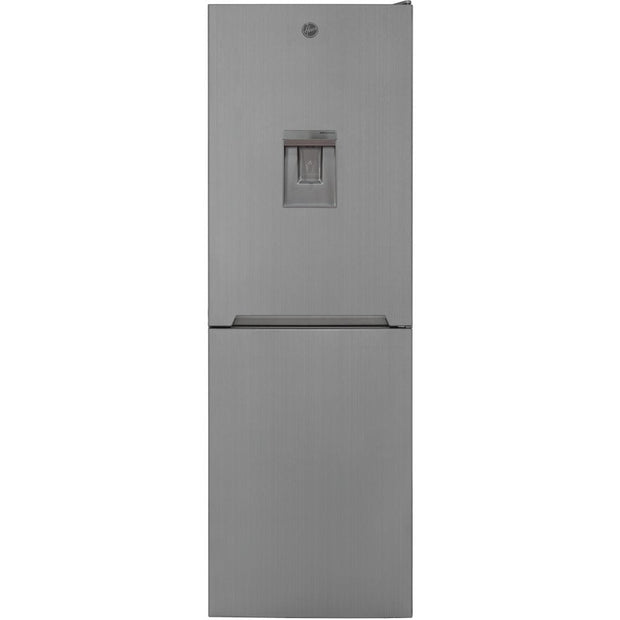 203L Hoover Fridge Freezer Freestanding, 50/50, Stainless Steel - HVNB 618FX5WDK - London Houseware - 1