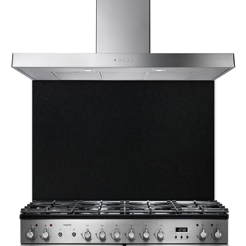 Rangemaster UNBSP110BL Universal Black Splashback - product image 1