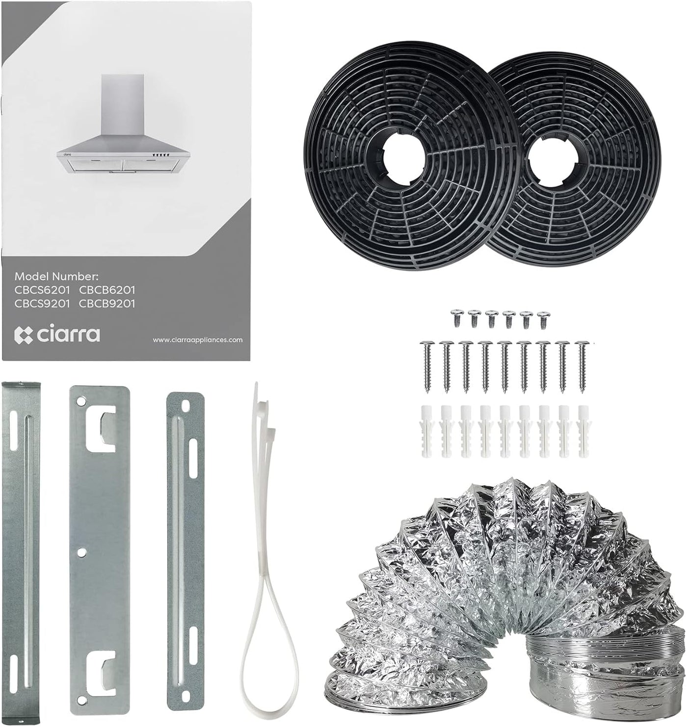 CIARRA 90cm  Cooker Hoods 900mm CBCS9201  Stainless Steel Cooker Hood – A++