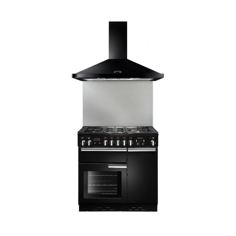 Rangemaster LEIHDC90BB Black / Brass Cooker Hood - product image 3