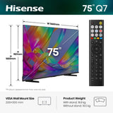Hisense 75Q7STUK 75" Television - product image 2