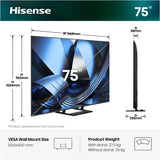 Hisense 75U7STUK 75" ULED Mini LED Smart Television - product image 2