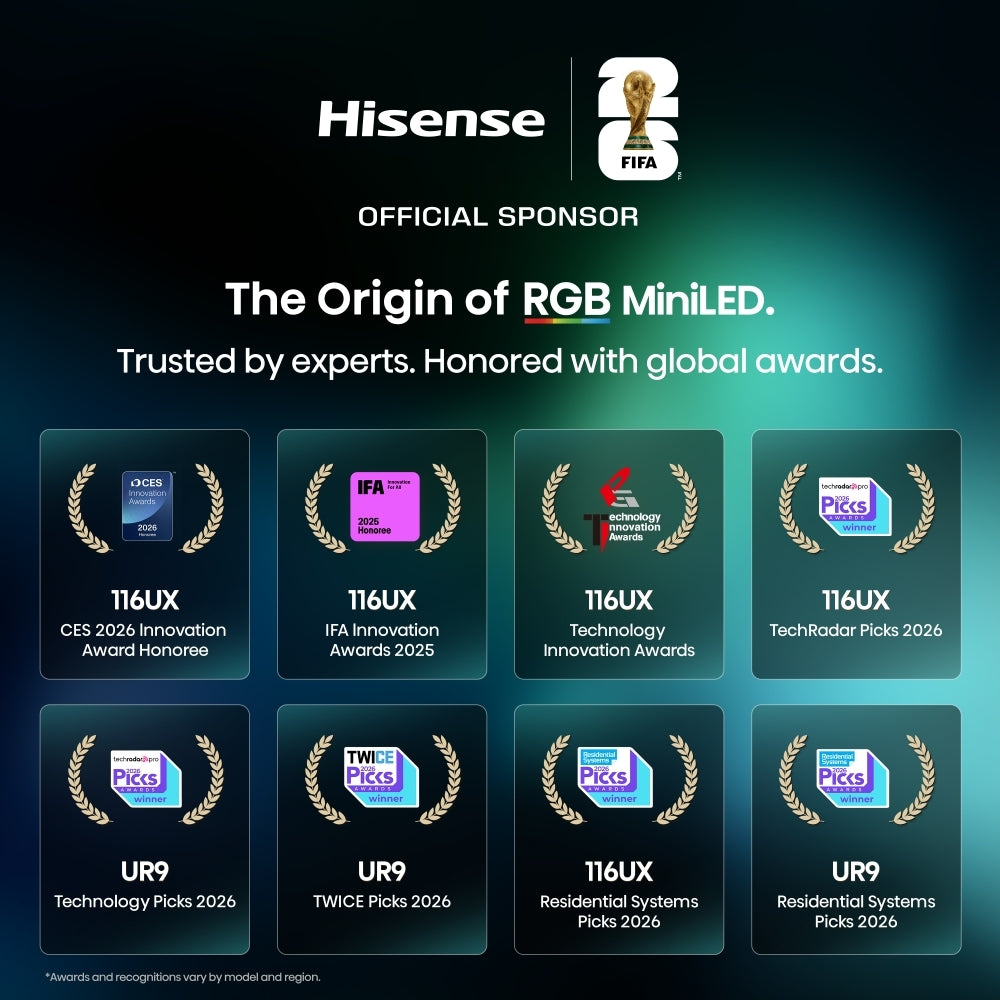 Hisense 75UR8STUK 75" RGB MiniLED Smart Television - product image 4