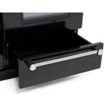 Rangemaster KCH110DFFBL/C Kitchener Black / Chrome 110cm Dual Fuel Range Cooker - product image 6