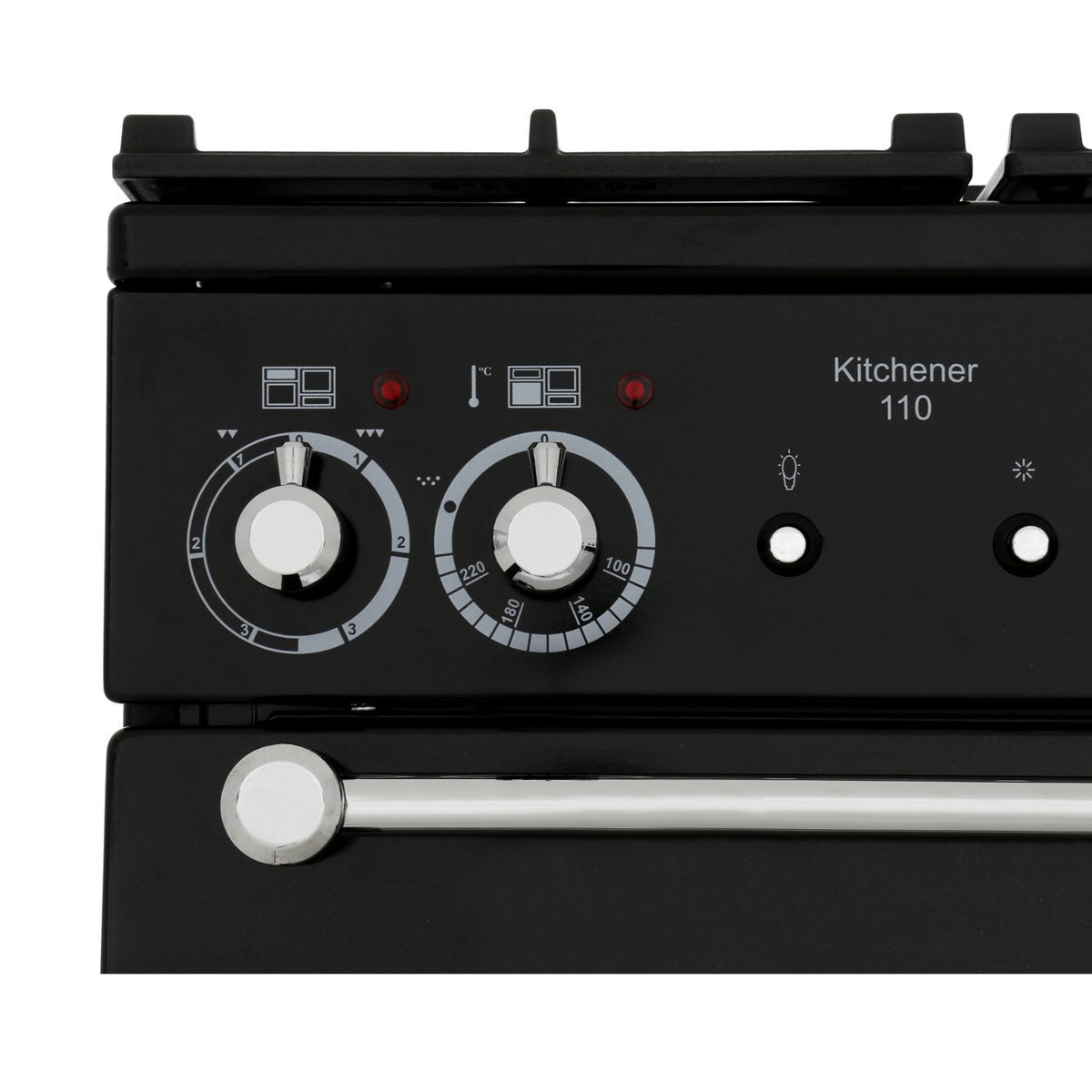 Rangemaster KCH110DFFCR/C Kitchener Cream / Chrome 110cm Dual Fuel Range Cooker - product image 8