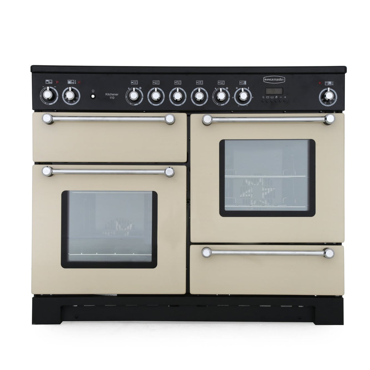 Rangemaster KCH110ECCR/C Kitchener Cream / Chrome 110cm Ceramic Range Cooker - product image 3
