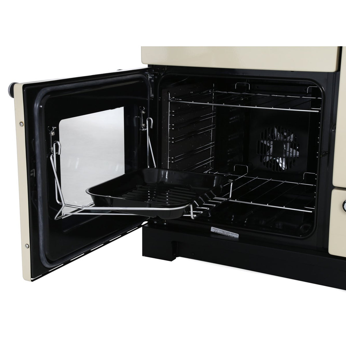 Rangemaster KCH110ECCR/C Kitchener Cream / Chrome 110cm Ceramic Range Cooker - product image 6