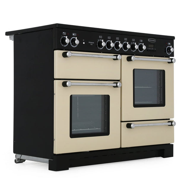 Rangemaster KCH110ECCR/C Kitchener Cream / Chrome 110cm Ceramic Range Cooker - product image 1