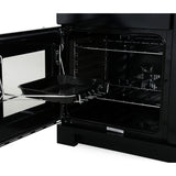 Rangemaster KCH90ECBL/C Kitchener Black / Chrome 90cm Ceramic Range Cooker - product image 7