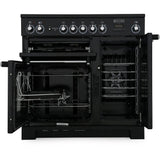 Rangemaster KCH90ECCR/C Kitchener Cream / Chrome 90cm Ceramic Range Cooker - product image 2