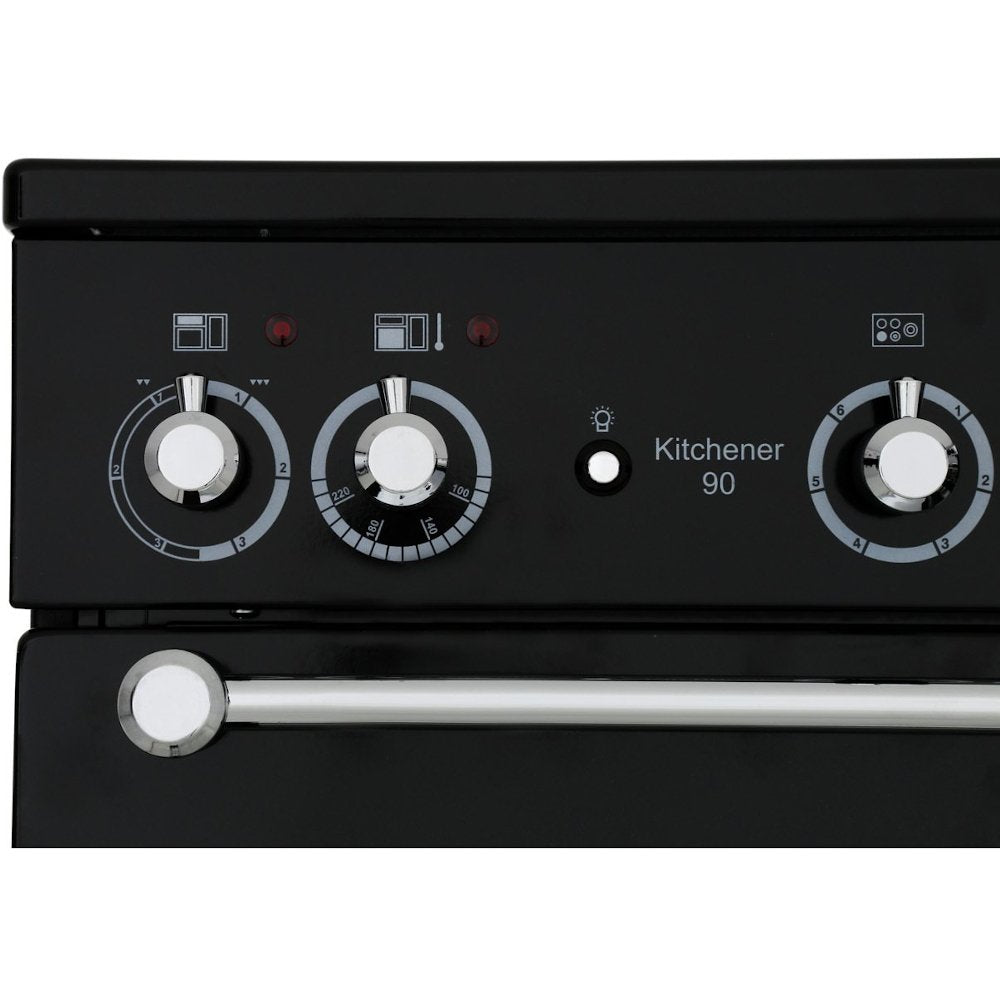 Rangemaster KCH90ECCR/C Kitchener Cream / Chrome 90cm Ceramic Range Cooker - product image 6