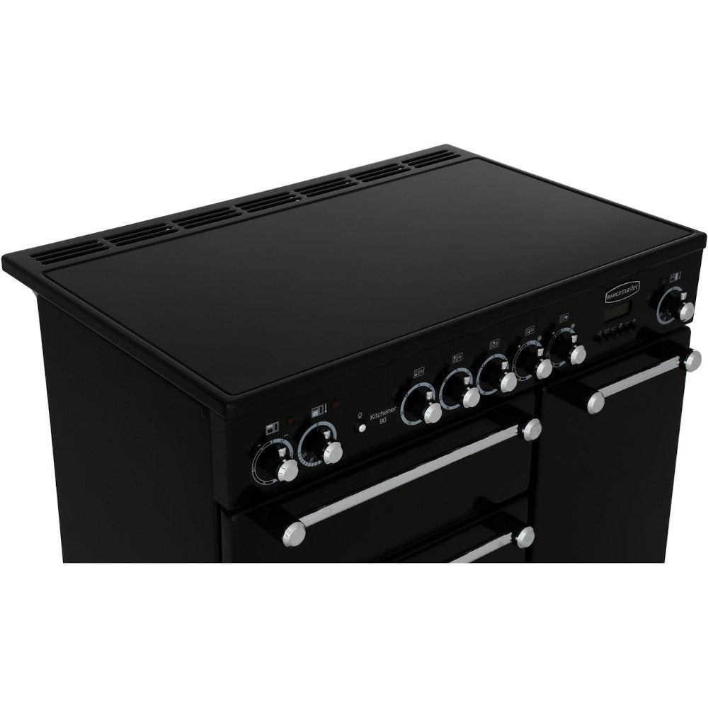Rangemaster KCH90ECCR/C Kitchener Cream / Chrome 90cm Ceramic Range Cooker - product image 10