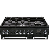 Rangemaster KCH90DFFBL/C Kitchener Black / Chrome 90cm Dual Fuel Range Cooker - product image 12