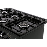 Rangemaster KCH90DFFBL/C Kitchener Black / Chrome 90cm Dual Fuel Range Cooker - product image 15