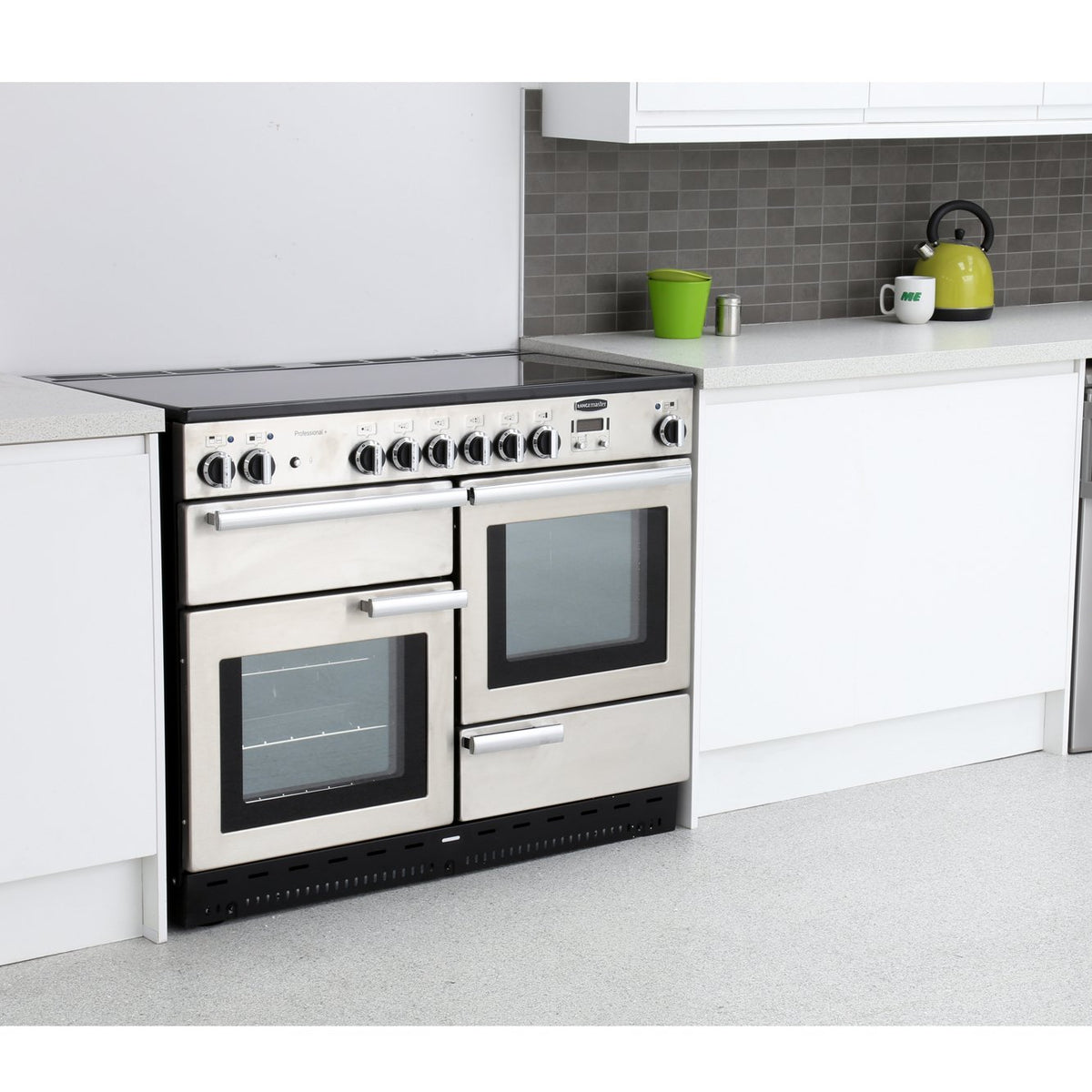 Rangemaster PROP110ECSS/C Professional Plus Stainless Steel / Chrome 110cm Ceramic Range Cooker - product image 2