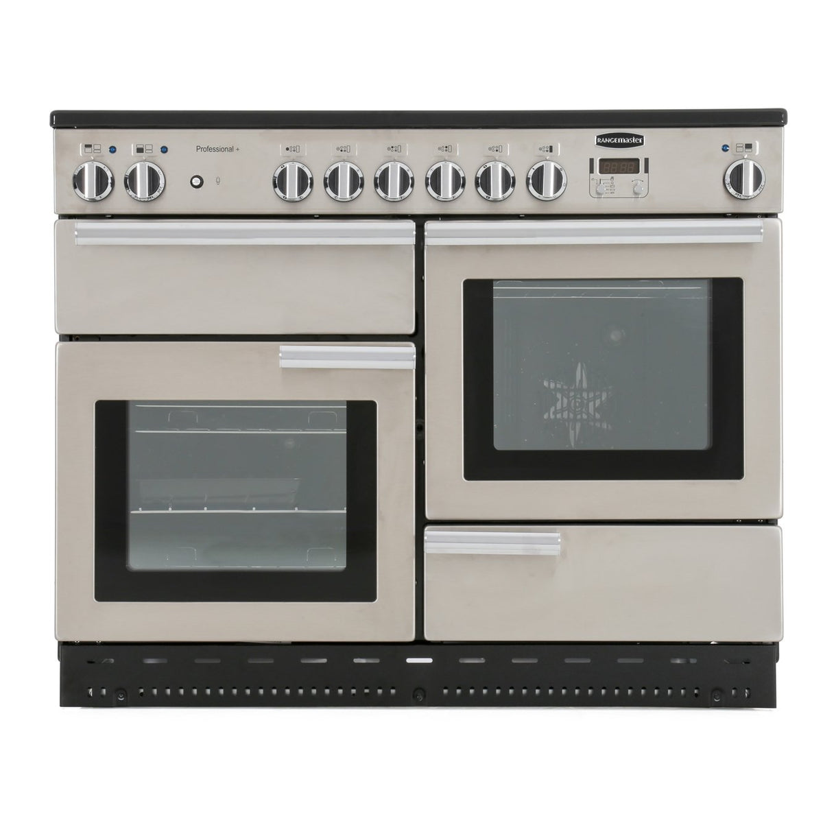 Rangemaster PROP110ECSS/C Professional Plus Stainless Steel / Chrome 110cm Ceramic Range Cooker - product image 4
