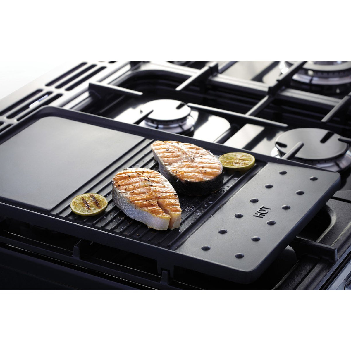 Rangemaster PROP110DFFSS/C Professional Plus Stainless Steel / Chrome 110cm Dual Fuel Range Cooker - product image 12