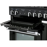 Rangemaster PROP110DFFSS/C Professional Plus Stainless Steel / Chrome 110cm Dual Fuel Range Cooker - product image 4