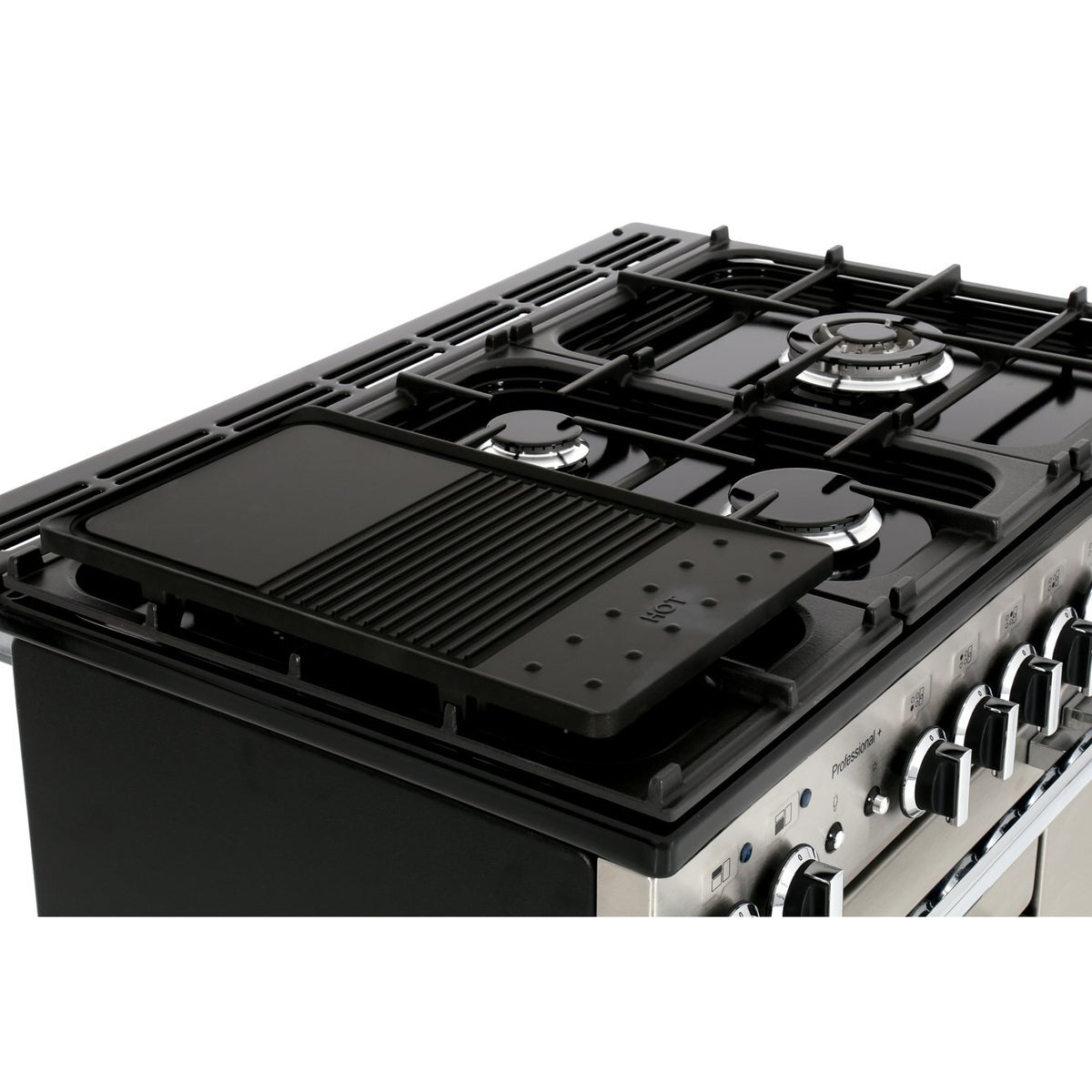 Rangemaster PROP90DFFSS/C Professional Plus Stainless Steel / Chrome 90cm Dual Fuel Range Cooker - product image 17