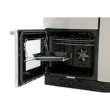 Rangemaster PROP90DFFSS/C Professional Plus Stainless Steel / Chrome 90cm Dual Fuel Range Cooker - product image 6