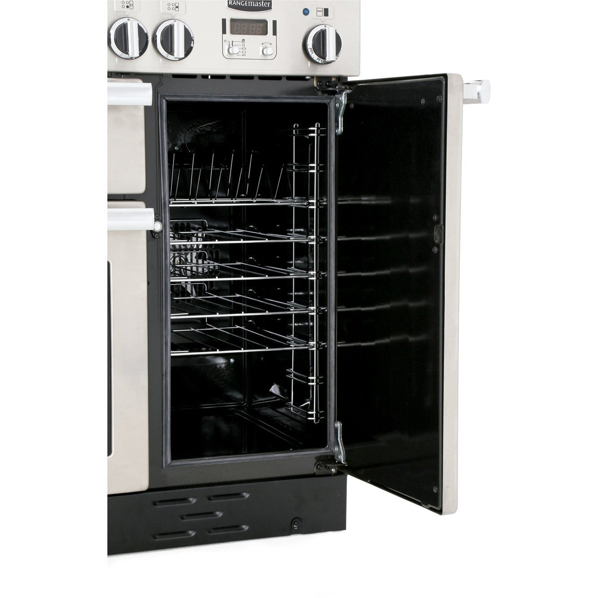 Rangemaster PROP90DFFSS/C Professional Plus Stainless Steel / Chrome 90cm Dual Fuel Range Cooker - product image 8