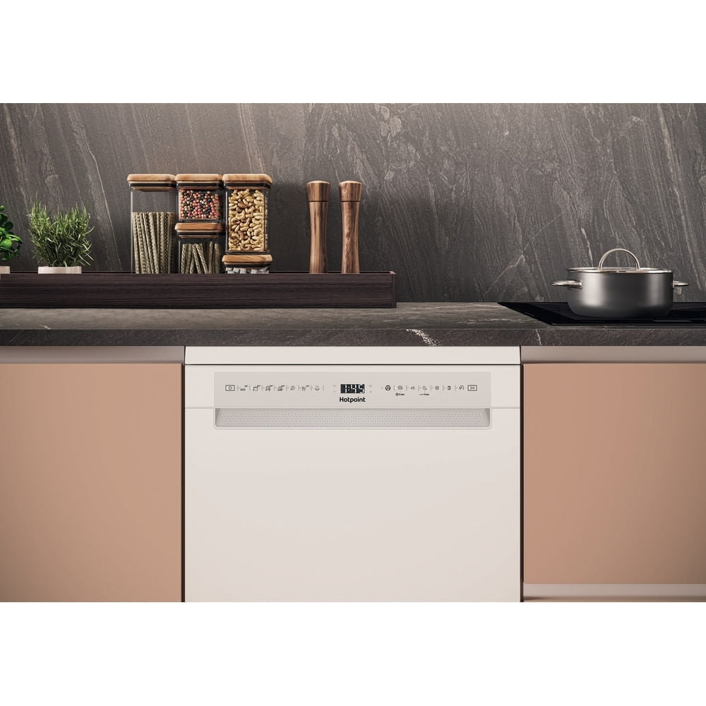 Hotpoint H7FHS41UK Dishwasher, 15 Place Settings, White, C Rated - image 11