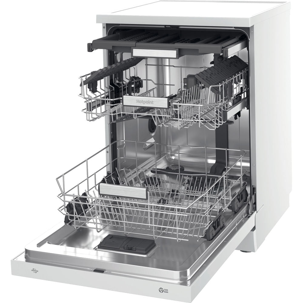 Hotpoint H7FHS41UK Dishwasher, 15 Place Settings, White, C Rated - image 4