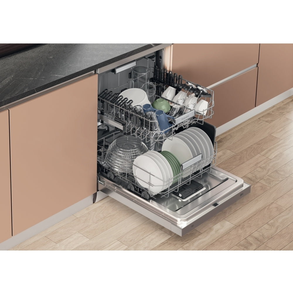 Hotpoint H7FHS51XUK Dishwasher, 15 Place Settings, Silver, B Rated - image 21