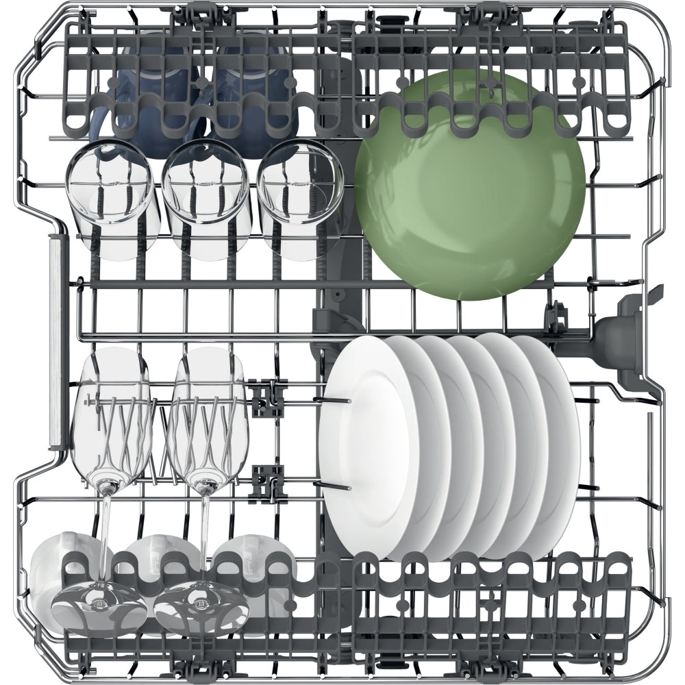 Hotpoint H7FHS51XUK Dishwasher, 15 Place Settings, Silver, B Rated - image 5