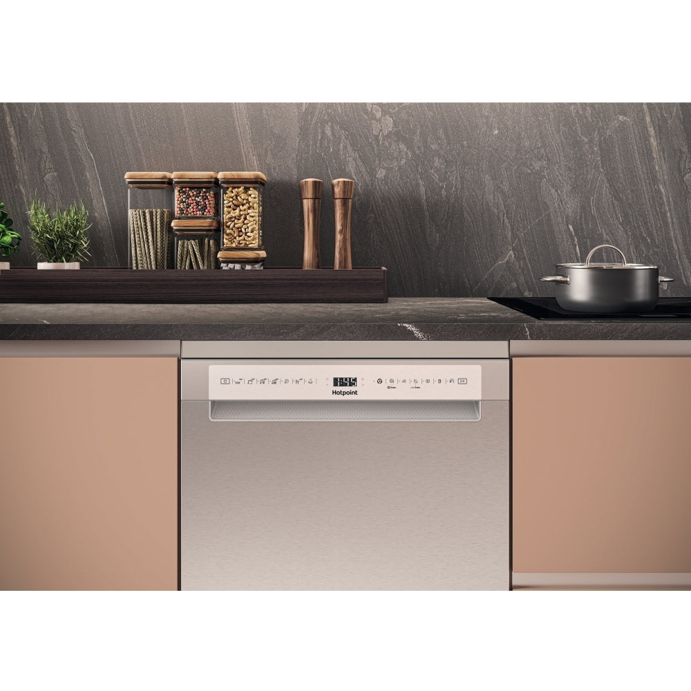 Hotpoint H7FHS51XUK Dishwasher, 15 Place Settings, Silver, B Rated - image 10