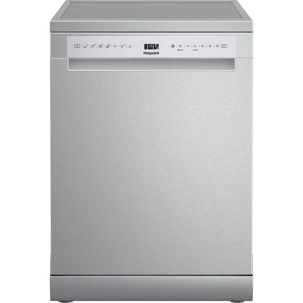 Hotpoint H7FHS51XUK Dishwasher, 15 Place Settings, Silver, B Rated - image 1