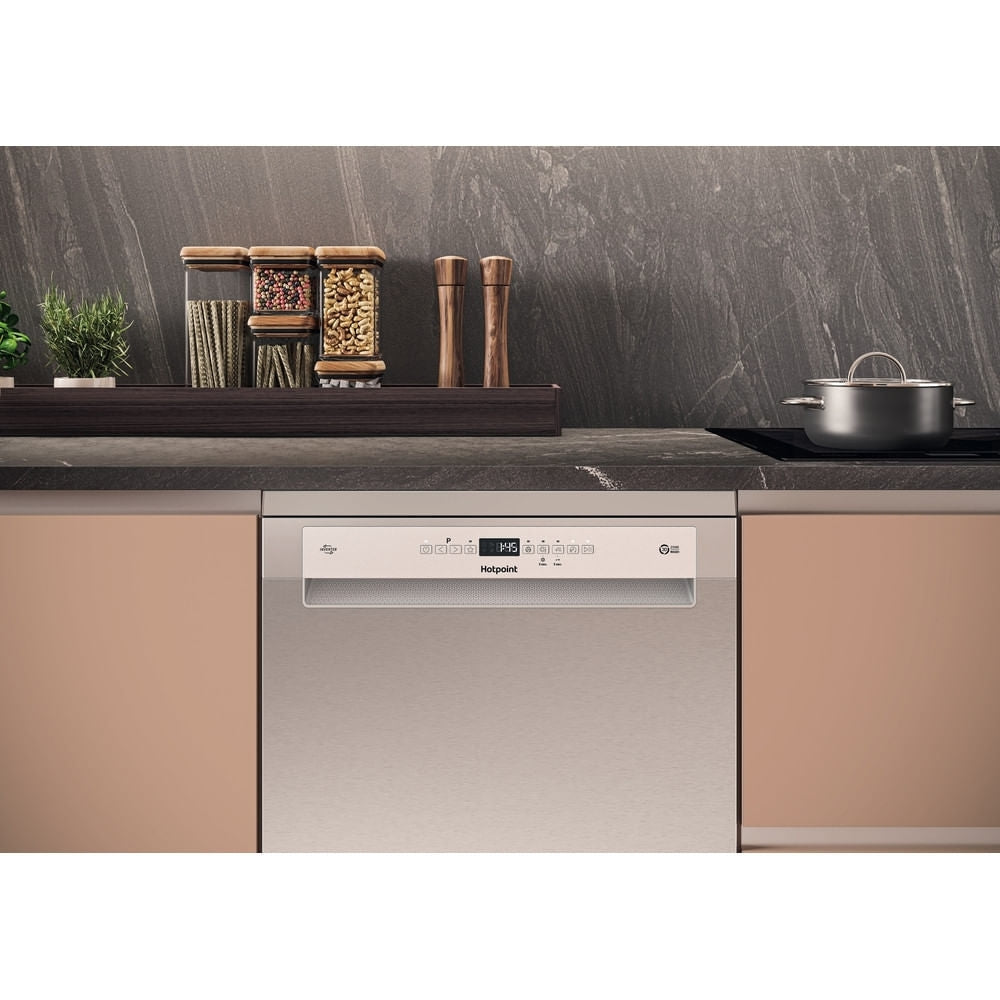 Hotpoint H7FHP43XUK Dishwasher, 15 Place Settings, Stainless Steel, C Rated - image 12