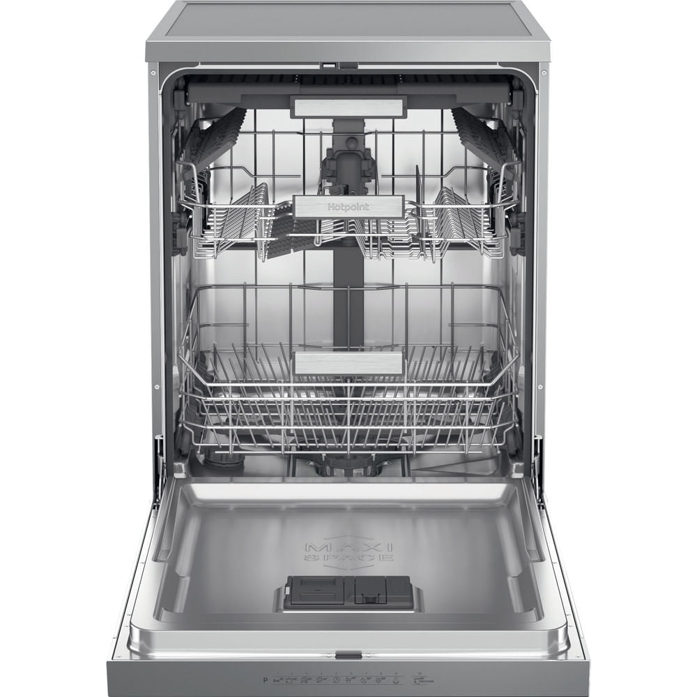 Hotpoint H7FHP43XUK Dishwasher, 15 Place Settings, Stainless Steel, C Rated - image 4