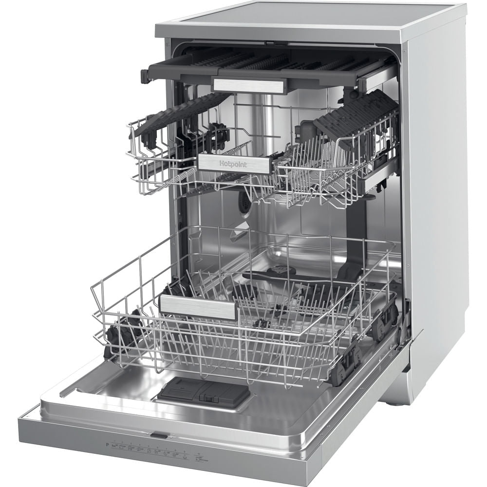 Hotpoint H7FHP43XUK Dishwasher, 15 Place Settings, Stainless Steel, C Rated - image 5