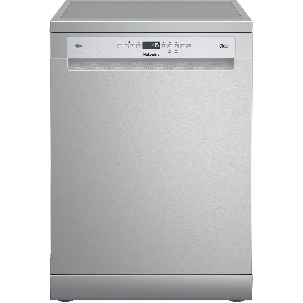 Hotpoint H7FHP43XUK Dishwasher, 15 Place Settings, Stainless Steel, C Rated - image 1