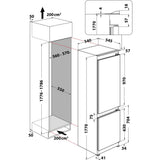 Hotpoint HTC18T322UK Total No Frost Integrated Fridge Freezer, Sliding Hinge, 70/30, E Rated - image 12