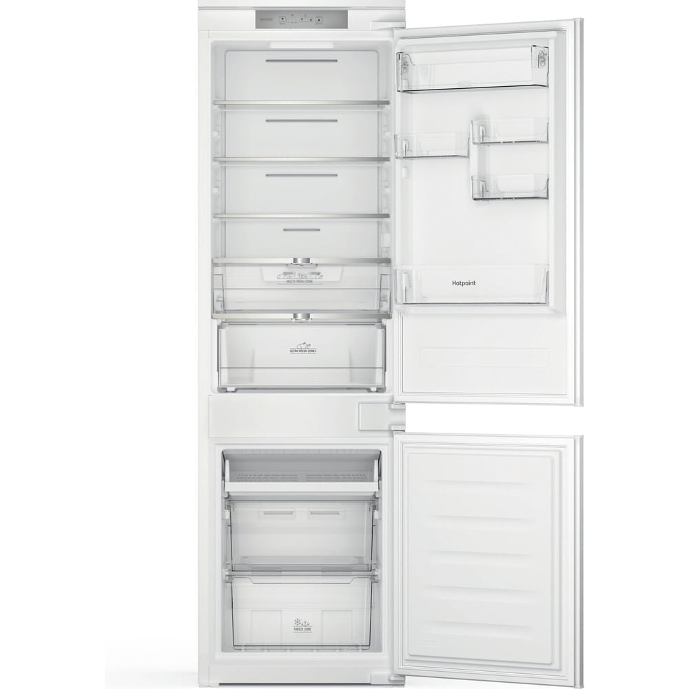 Hotpoint HTC18T322UK Total No Frost Integrated Fridge Freezer, Sliding Hinge, 70/30, E Rated - image 1