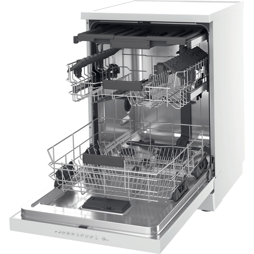Hotpoint HD7FHP33UK Dishwasher, 15 Place Settings, White, D Rated - image 3