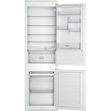 Hotpoint HTC18D011A1 Low Frost Integrated Fridge Freezer, Sliding Hinge, 70/30, White, E Rated - image 1