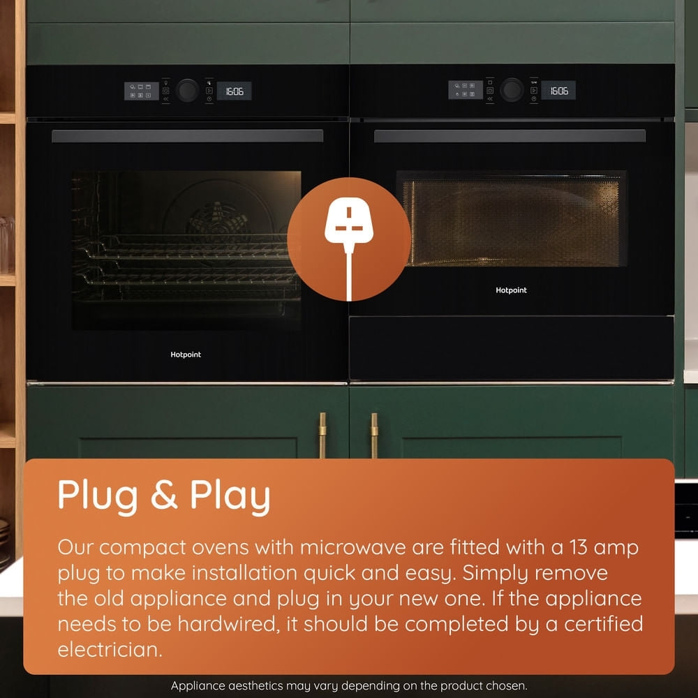Hotpoint HMW47HMXUK Built-In Microwave with Grill, Stainless Steel - image 2