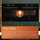 Hotpoint HMW47HMXUK Built-In Microwave with Grill, Stainless Steel - image 2