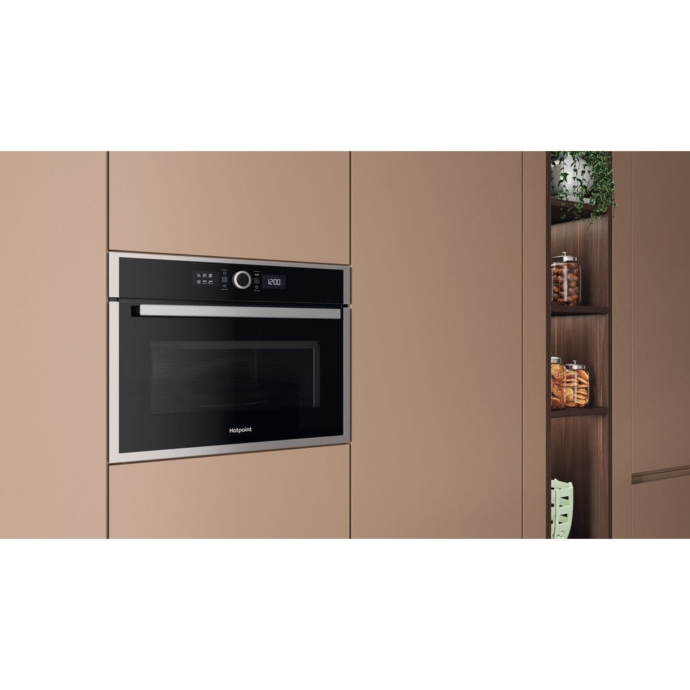Hotpoint HMW47HMXUK Built-In Microwave with Grill, Stainless Steel - image 5