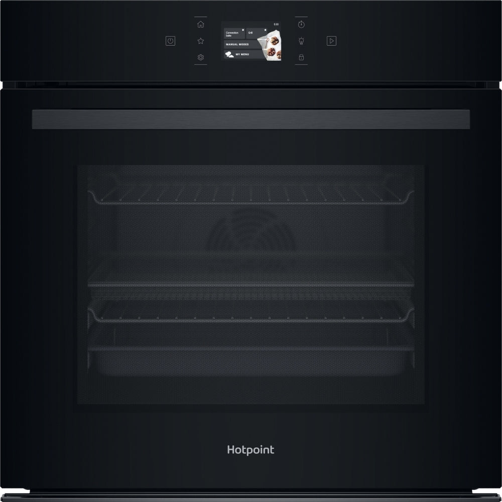 Hotpoint HOI98PT2SBUK Built-In Electric Single Oven with Pyrolytic Cleaning, Black, A+ Rated - image 1