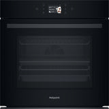 Hotpoint HOI98PT2SBUK Built-In Electric Single Oven with Pyrolytic Cleaning, Black, A+ Rated - image 1
