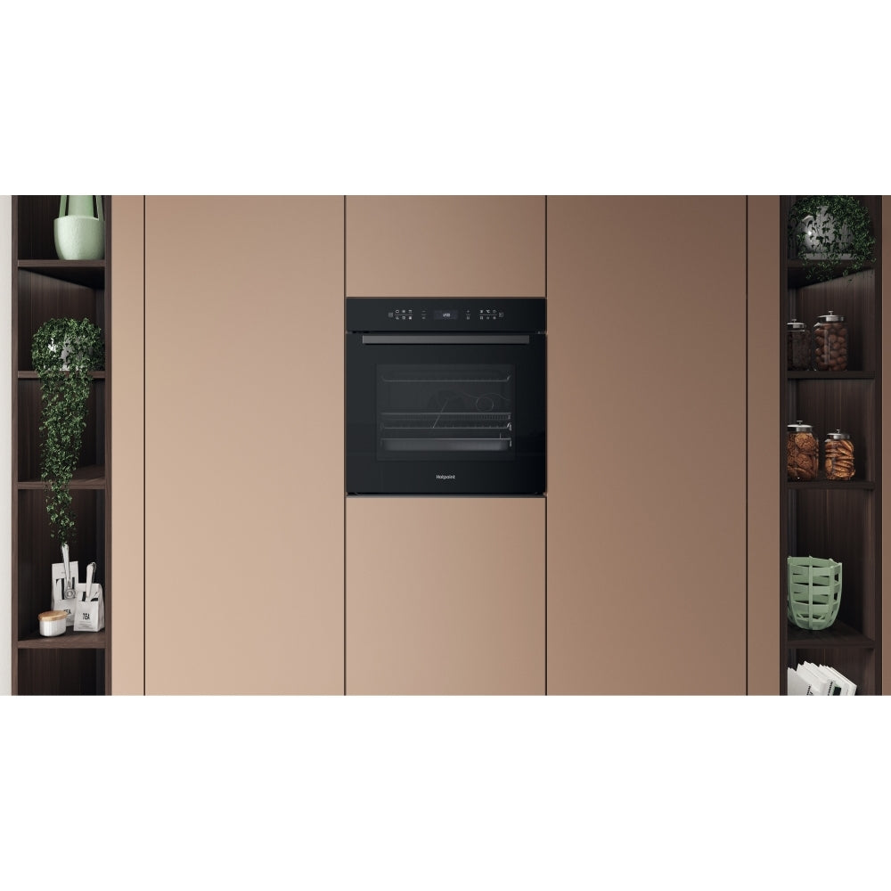 Hotpoint HOI68PPT2SBUK Built-In Electric Single Oven with Pyrolytic Cleaning, Black, A+ Rated - image 8