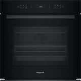 Hotpoint HOI68PPT2SBUK Built-In Electric Single Oven with Pyrolytic Cleaning, Black, A+ Rated - image 1